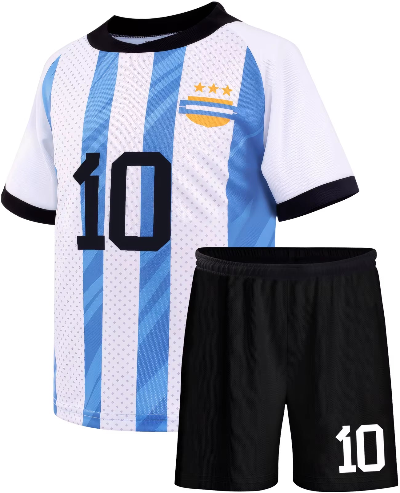 Miami Jerseys, Children'S Soccer Jerseys, Boys' and Girls' # 10 Youth Soccer Training Jerseys, Soccer Training Jerseys