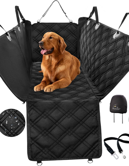 Load image into Gallery viewer, Dog Car Seat Cover, Heavy Duty Dog Seat Cover for Back Seat, Extra Padded Non-Slip Dog Hammock, Water-Resistant Back Seat Protector for Cars Trucks and Suvs (54" W X 58" L)