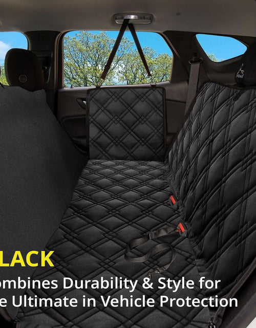 Load image into Gallery viewer, Dog Car Seat Cover, Heavy Duty Dog Seat Cover for Back Seat, Extra Padded Non-Slip Dog Hammock, Water-Resistant Back Seat Protector for Cars Trucks and Suvs (54" W X 58" L)