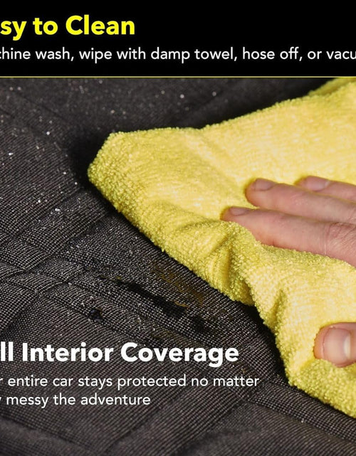 Load image into Gallery viewer, Dog Car Seat Cover, Heavy Duty Dog Seat Cover for Back Seat, Extra Padded Non-Slip Dog Hammock, Water-Resistant Back Seat Protector for Cars Trucks and Suvs (54" W X 58" L)