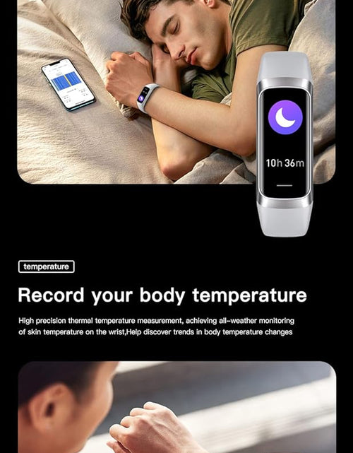 Load image into Gallery viewer, Fitness Trackers for Women Men, Oled Screen Heart Rate Sleep Monitor Step Tracker 25 Sports Modes IP68 Waterproof Smartwatch Activity Tracker, Smart Bracelet Fitness Tracker Watch with Blood Pressure