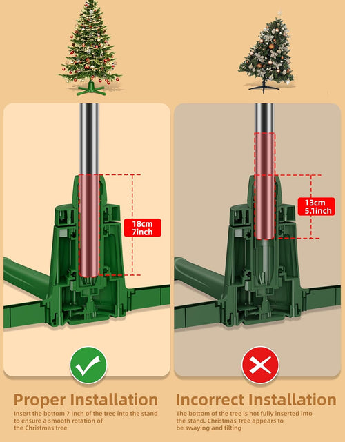 Load image into Gallery viewer, 48 Inches Christmas Tree Skirt with 3D Snowflake for Xmas Tree Holiday Party Decorations (Red)