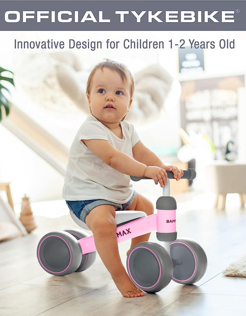 Load image into Gallery viewer, Official Tykebike® Toddler & Baby Bike | Toddler & Baby Balance Bike Ride on Toy | Easy Glide Wheels & Safer Toddler Bike Steering | Indoor/Outdoor Baby & Toddler Ride on Toys for 1+ Year Old