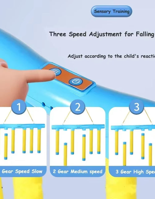 Load image into Gallery viewer, Challenge Falling Sticks Game, Kids Stick Catching Toy Training, Reaction Ability Educational, Parent-Child Interactive Toy