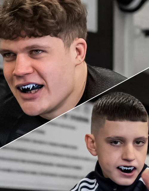 Load image into Gallery viewer, Sports Mouth Guard Teeth Protector Adults Junior EVA Mouthguard for Boxing Basketball Lacrosse Football MMA Martial Arts Hockey