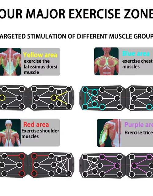 Load image into Gallery viewer, Push up Board Multi-Function Push up Bar Push up Handles Professional Home Workout Gym Equipment Strength Training