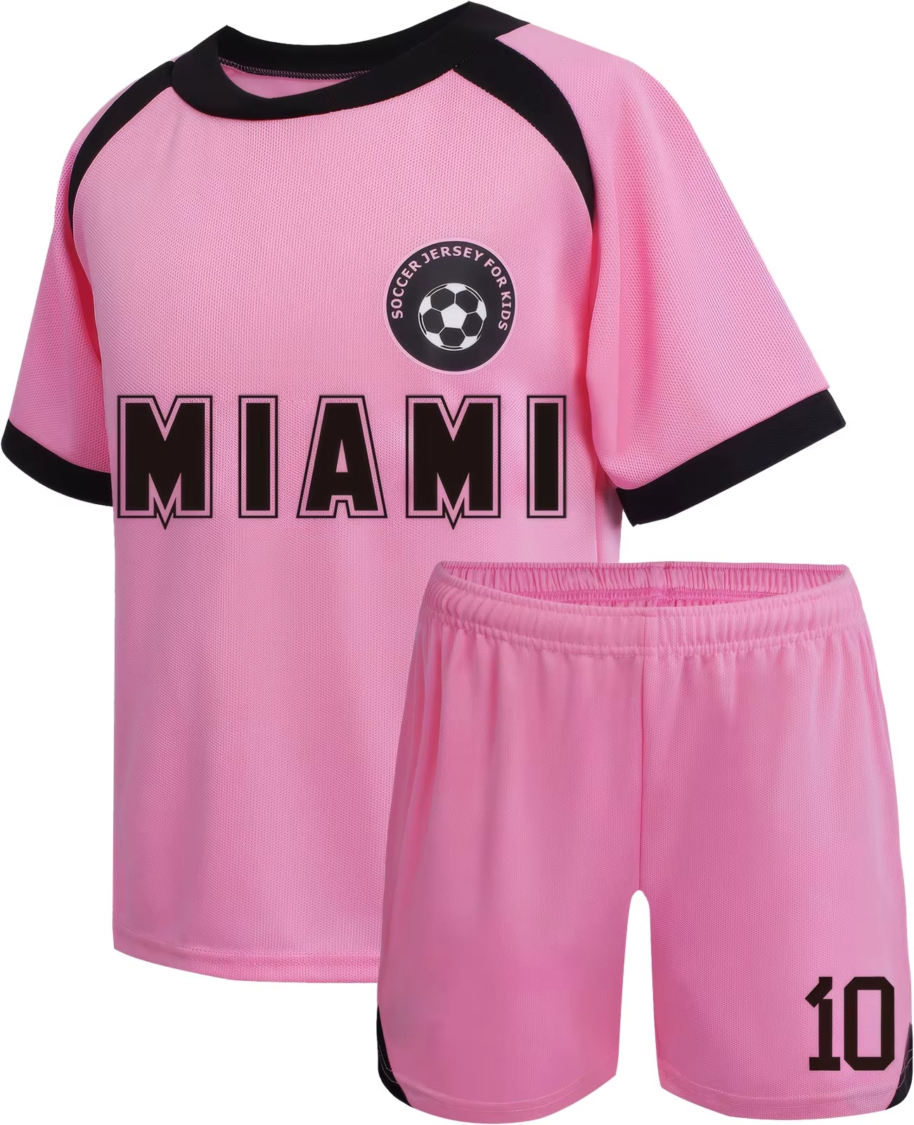 Miami Jerseys, Children'S Soccer Jerseys, Boys' and Girls' # 10 Youth Soccer Training Jerseys, Soccer Training Jerseys