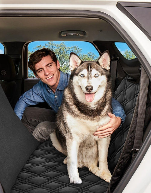 Load image into Gallery viewer, Dog Car Seat Cover, Heavy Duty Dog Seat Cover for Back Seat, Extra Padded Non-Slip Dog Hammock, Water-Resistant Back Seat Protector for Cars Trucks and Suvs (54" W X 58" L)