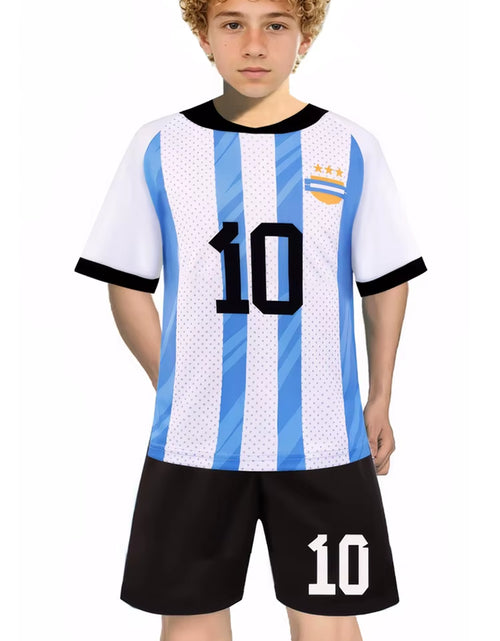 Load image into Gallery viewer, Miami Jerseys, Children'S Soccer Jerseys, Boys' and Girls' # 10 Youth Soccer Training Jerseys, Soccer Training Jerseys