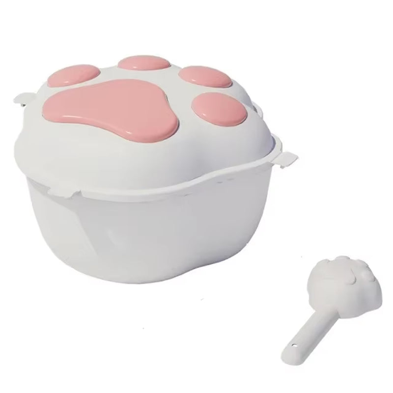 Pet Food Storag Container Dog Food Storage Container Cat Food Box Moisture-Proof Seal with Measuring Cup Cat Dry Food Storage