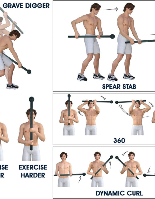 Load image into Gallery viewer, Steel Mace Bell for Strength Training - Support Full Body, Muscles, Shoulder, Grips & Forearms Workouts to Rehabilitation, Stretching 5, 7, 10, 15, 20, 25, 30Lb for Woman & Man