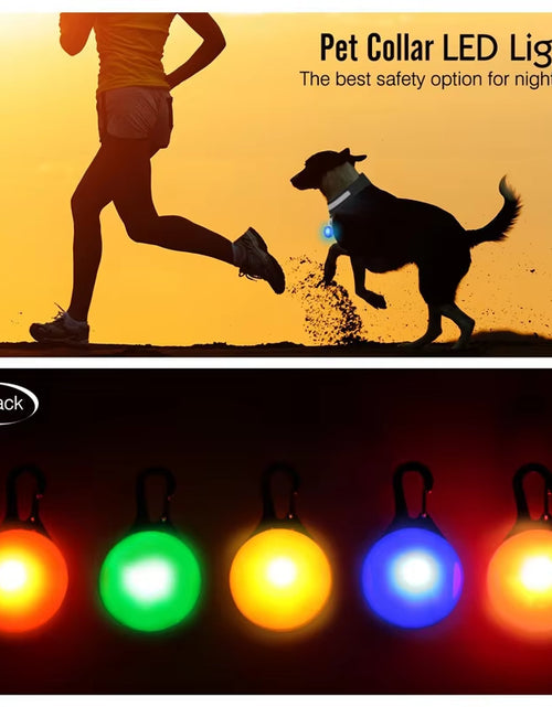 Load image into Gallery viewer, Usb Charging Glowing Dog Collar with Pendant Detachable Luxury Led Light Bright for Small Dogs Cat Night Safety Collar Wholesale