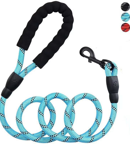 Pet Reflective Leash Nylon round Leash Explosionproof Punch Leash Dog Walking round Leash without Strangulation