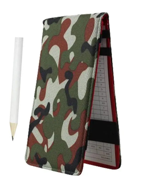 Load image into Gallery viewer, Golf Scorecard Book Sports Card Holder Golf Score Book Pencil Golf Log Book Oxford Cloth Golf Notebook Golf Journal Notebook
