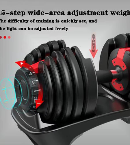 40Kg/90 Lbs. Smart, Fast, Detachable and Adjustable Men'S Household Dumbbells, Gym Weights, Fitness Equipment, Weights Weights