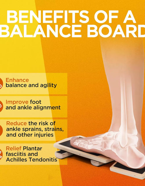 Load image into Gallery viewer, Ankle Balance Board Foot Strengthener Trainer for Pilates Balance Training Sprained Ankle Stability Exercises Plantar Fasciitis
