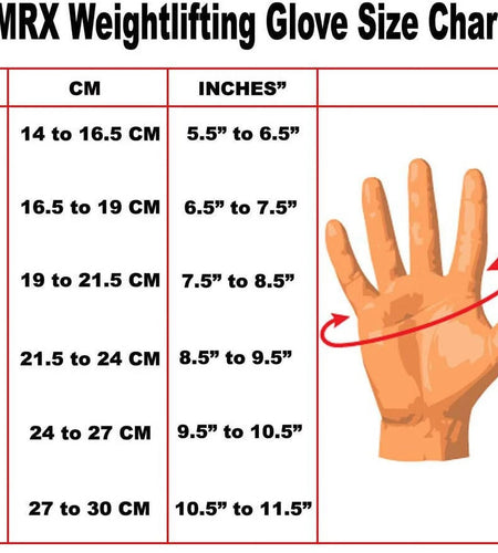 Weight Lifting Gloves Gym Training Bodybuilding Fitness Glove Workout Men & Women Red XS