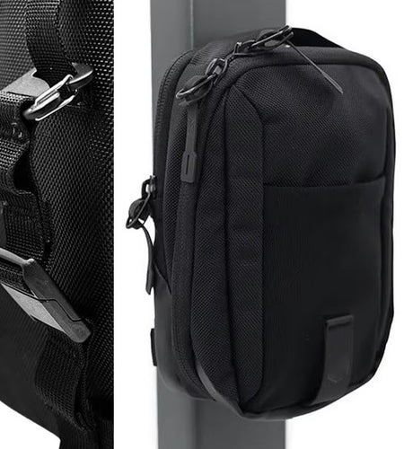 Magnetic GYM Phone Sling Bag for Men Women GYM Floor Organizer Sport Chest Crossbody Handle Pouch for Cards, Wallet, and Keys