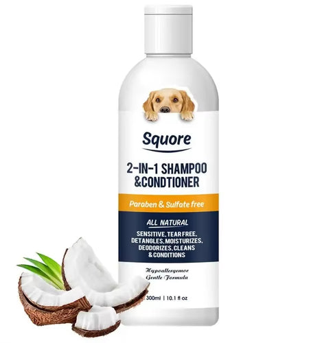 Cat Shampoo and Conditioner 300Ml Dog Shampoo Conditioner Moisturizing Dog Shampoo for Sensitive Skin PH Balanced Shampoo Dog