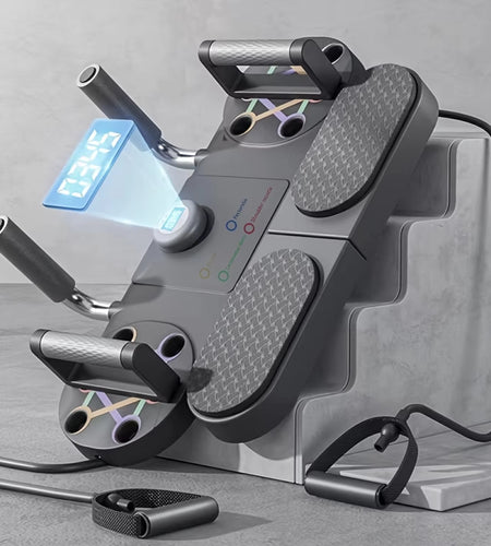 1Pc Fitness Push-Up Board with Timer - Professional Muscle Exercise Equipment for Home Workouts