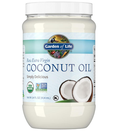 Coconut Oil for Hair, Skin, Cooking - Raw Extra Virgin Organic Coconut Oil, 27 Servings - Pure Unrefined Cold Pressed Oil with Mcts for Body Care or Baking, Aceite De Coco Organico