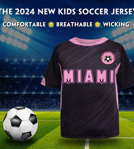 Miami Jerseys, Children'S Soccer Jerseys, Boys' and Girls' # 10 Youth Soccer Training Jerseys, Soccer Training Jerseys