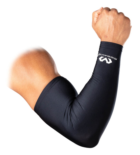 Sport Compression Arm Sleeve Pair Black Adult Unisex Large/Extra Large