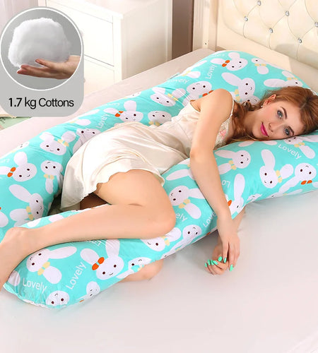 1.3KG/1.7KG Cotton Pillow for Pregnant Women Pregnancy Pillow Maternity Breastfeeding Pillow Cushion Pregnancy Nursing Pillow