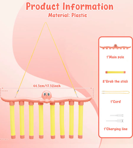 Challenge Falling Sticks Game Kids Stick Catching Toy Training Reaction Hand Eye Educational Parent-Child Interactive Toy Sports