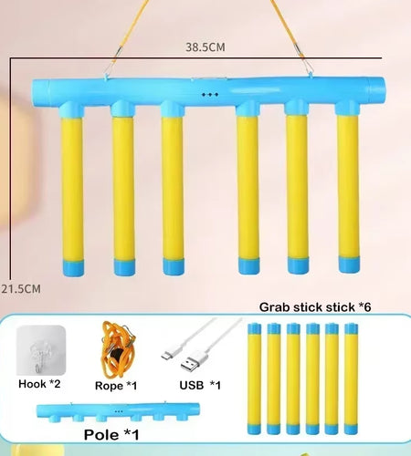 Challenge Falling Sticks Game Kids Stick Catching Toy Training Reaction Ability Educational Parent-Child Interactive Toy Sports