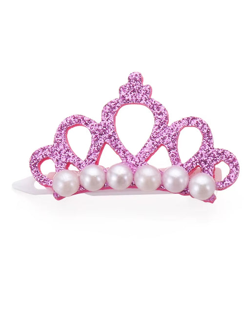 Load image into Gallery viewer, Pinzas Para El Pelo Con Forma De Corona De Perlas De Imitación Para Mascotas, Horquillas Para Cachorros, Accesorios De Aseo, Decoración Para Perros Y Gatos Pequeños
