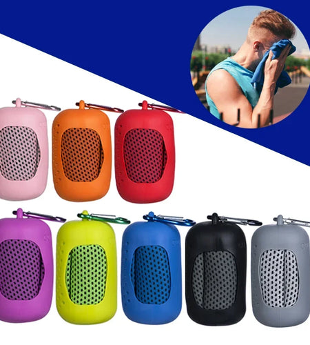 Cooling Ice Towel Cold Sports Towel Outdoor Microfiber Quick Drying Sports Fitness Cool Towel Camping Wiping Sweat Sports Towel